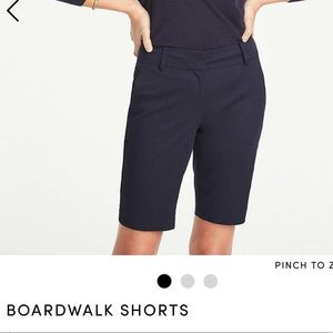 Ann Taylor Boardwalk Navy Shorts